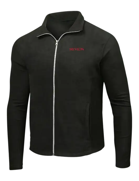 Black Microfleece Jacket w/Revlon Logo
