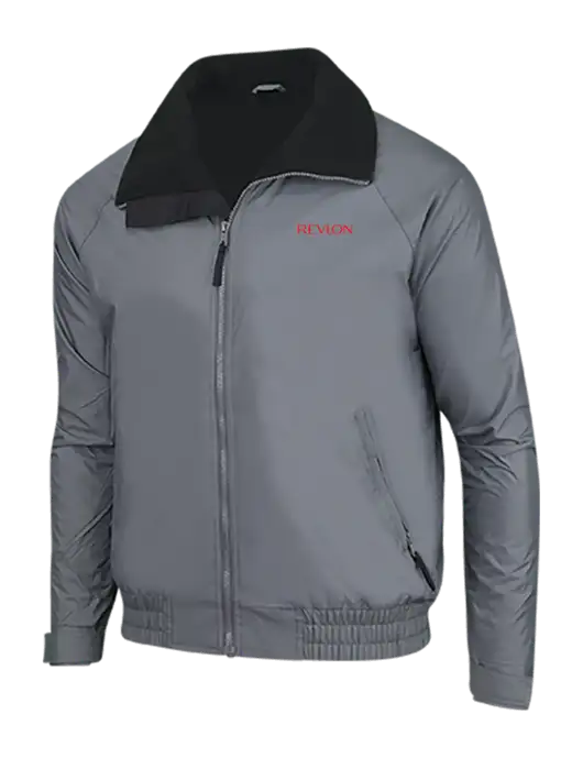 Dark Grey/Black Classic Competitor Jacket w/Revlon Logo