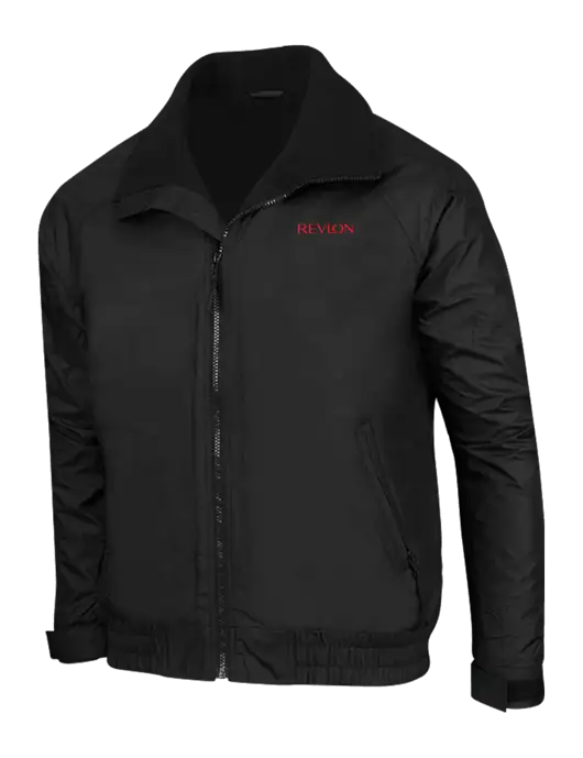 True Black/True Black Classic Competitor Jacket w/Revlon Logo