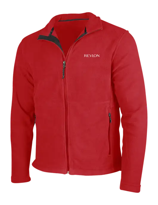 Red Fleece Jacket w/Revlon Logo