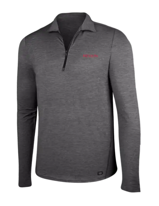 OGIO Gear Grey Heather Endurance Force 1/4 Zip w/Revlon Logo
