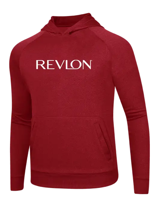Tech True Red Fleece Hooded Sweatshirt w/Revlon Logo