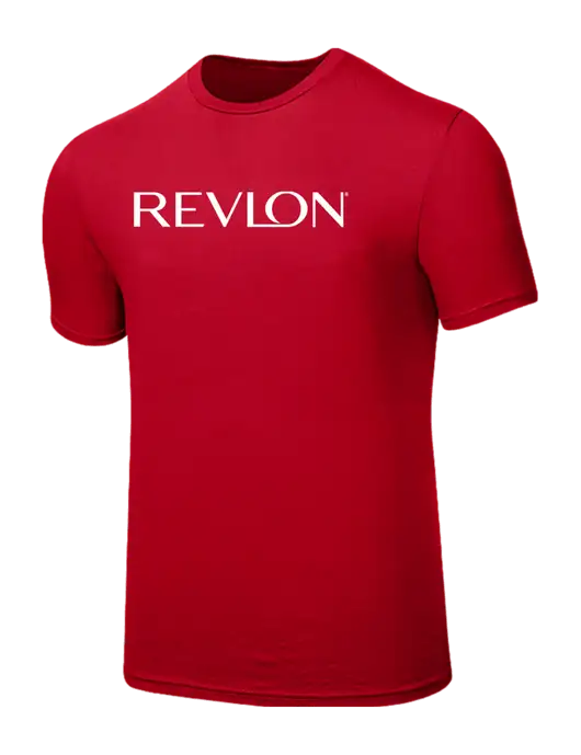 Seriously Soft Red T-Shirt w/Revlon Logo