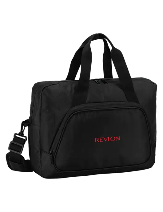City Black Laptop Briefcase w/Revlon Logo
