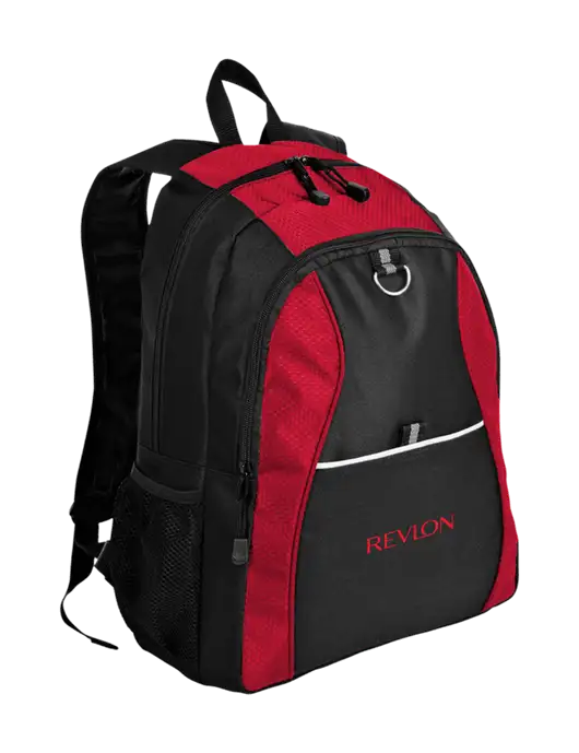 Honeycomb Red/Black Backpack w/Revlon Logo