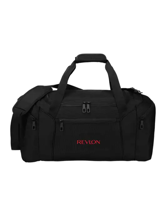 Slim & Lite Black Duffel    w/Revlon Logo