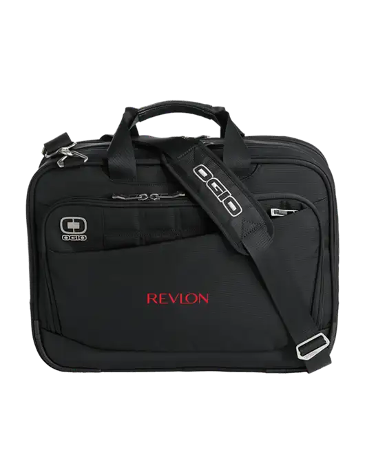 OGIO Black Element Laptop Messenger Bag w/Revlon Logo