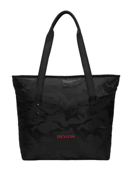 OGIO Black Camo Downtown Tote 
 w/Revlon Logo
